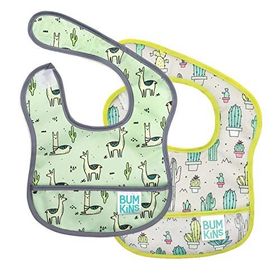 Bumkins (3-9 Ay) 2'li Paket Cacti&Llama Başlangıç Önlüğü