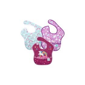 Bumkins 3'lü Paket Unicorn Pack Superbib Mama Önlüğü