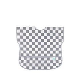 Bumkins Charcoal Check Kısa Kollu Mama Önlüğü