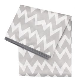 Bumkins Gray Chevron Splat Mat Çok Amaçlı Örtü