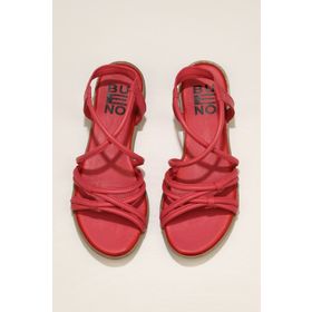 Buneo Shoes 01WU3004 Fuşya Deri Kadın Sandalet