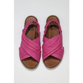 Buneo Shoes 01WU3005 Fuşya Deri Kadın Sandalet