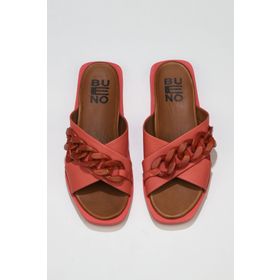 Buneo Shoes 01WU3312 Mercan Deri Kadın Sandalet