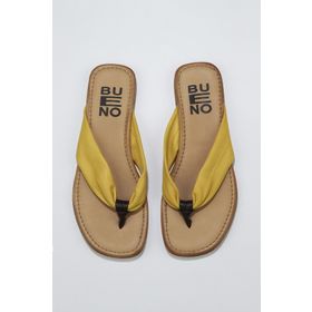 Buneo Shoes 01WU3400 Sarı Deri Kadın Sandalet