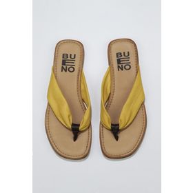 Buneo Shoes 01WU3400 Sarı Deri Kadın Sandalet