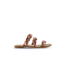 Buneo Shoes 01WU3416 Pudra Multi Deri Kadın Sandalet