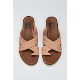 Buneo Shoes 01WU7428 Pudra Deri Kadın Sandalet