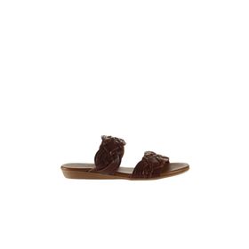 Buneo Shoes 01WU7452 Kahverengi Deri Kadın Sandalet