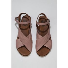 Buneo Shoes 01WU7477 Gül Kurusu Deri Kadın Sandalet