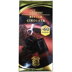 Buono 80 gr Bitter Tablet Çikolata (5 adet)