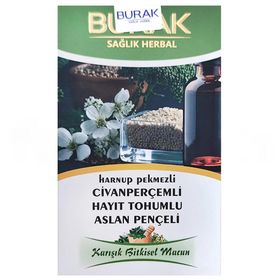 Burak Sağlık 420 gr Harnup Pekmezli Civanperçemli Hayıt Tohumlu Aslan Pençeli Karışık Bitkisel Macun