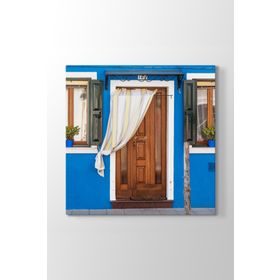 Burano Adası Evleri Tablosu