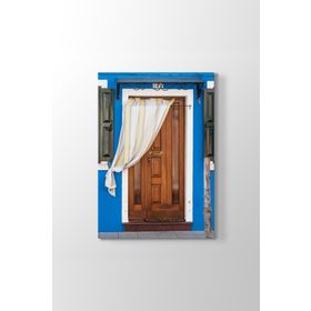 Burano Adası Evleri Tablosu