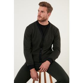 Buratti 456205 Erkek Siyah Hırka