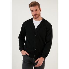 Buratti 456205 Erkek Siyah Hırka