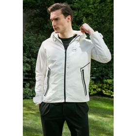 Buratti 497LUKE Kapüşonlu Fermuarlı Regular Fit Beyaz Erkek Mont