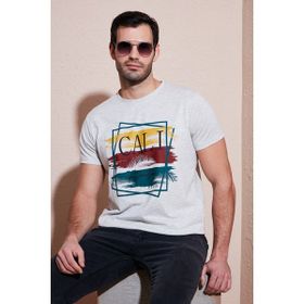 Buratti 541CALIFORNIA24 Açık Melanj Erkek T Shirt