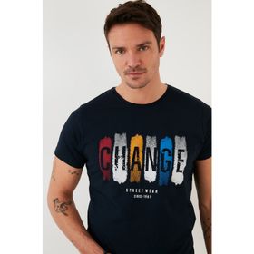 Buratti 541Change İndigo Erkek T-Shirt
