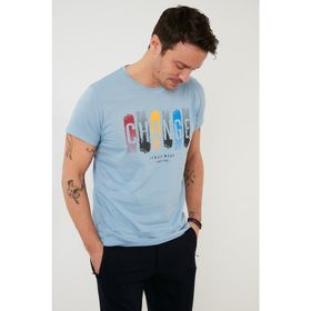 Buratti 541Change İndigo Erkek T-Shirt