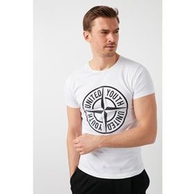 Buratti 541PUSULA Beyaz Erkek Tshirt