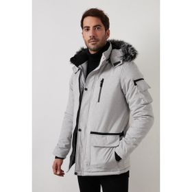 Buratti 5711051 Açık Gri Erkek Mont