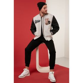 Buratti 5715984 Taş Regular Fit Kolej Yaka Bomber Erkek Mont