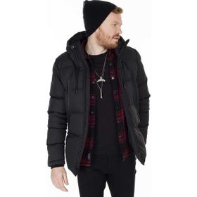 Buratti 5717101 Siyah Slim Fit Kapüşonlu Erkek Mont