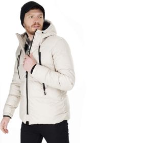 Buratti 5717101 Taş Slim Fit Kapüşonlu Erkek Mont