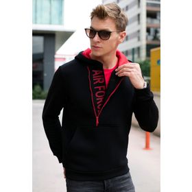 Buratti 575707 Siyah Kırmızı Erkek Sweatshirt