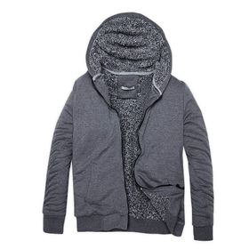 Buratti 575708 Antrasit İçi Kürklü Kapüşonlu Sweatshirt Erkek Mont