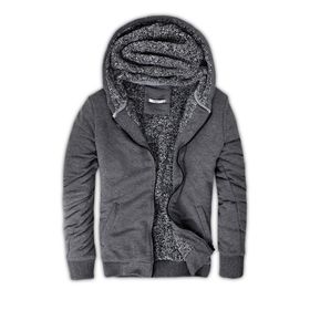 Buratti 575708 Antrasit İçi Kürklü Kapüşonlu Sweatshirt Erkek Mont