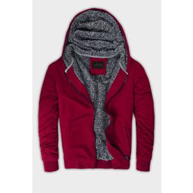 Buratti 575708 Siyah İçi Kürklü Kapüşonlu Sweatshirt Erkek Mont