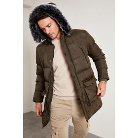 Buratti 5760001 Yeşil Erkek Mont