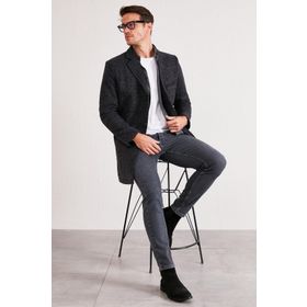 Buratti 5840098 Antrasit Erkek Kaban
