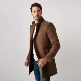 Buratti 5840098 Taba Erkek Kaşe Kaban