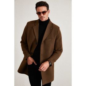 Buratti 5840098 Taba Erkek Kaşe Kaban