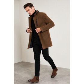 Buratti 5840099 Taba Erkek Kaşe Kaban