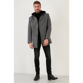 Buratti 5841013 Açık Gri Erkek Kaban
