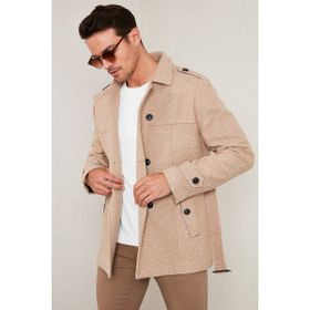 Buratti 5841015 Açık Lacivert Erkek Kaban