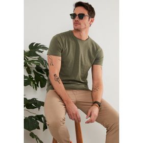 Buratti 59020001 Açık Haki Erkek T-Shirt