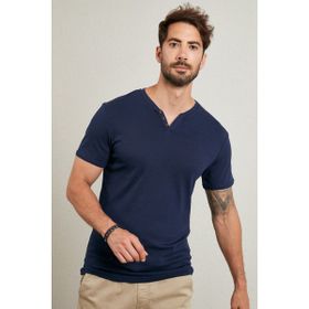 Buratti 5902122 İndigo Erkek Tshirt