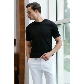 Buratti 5902358 Siyah Baskılı Regular Fit Bisiklet Yaka Erkek T-shirt