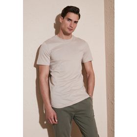 Buratti 5902511 Mavi Bisiklet Yaka Regular Erkek T-shirt