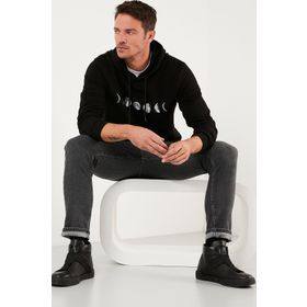 Buratti 5905238 Siyah Erkek Sweatshirt