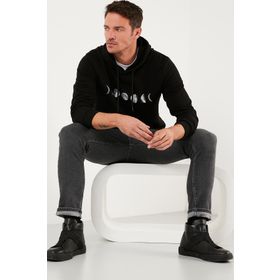 Buratti 5905238 Siyah Erkek Sweatshirt