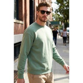 Buratti 5905255 Elma Regular Fit Bisiklet Yaka Pamuklu İçi Tüylü Yumuşak Şardonlu Erkek Sweat