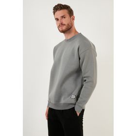 Buratti 5905255 Erkek Açık Gri Sweatshirt