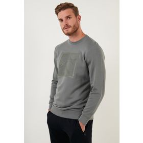 Buratti 5905304 Erkek Ekru Sweatshirt