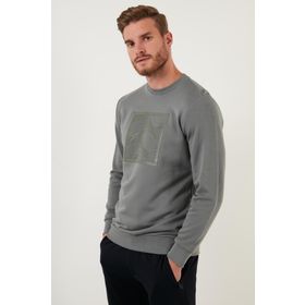 Buratti 5905304 Erkek Ekru Sweatshirt