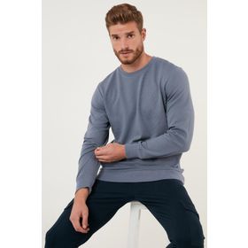 Buratti 5905313 Erkek Koyu Gri Sweatshirt